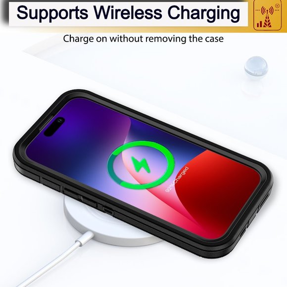 Mgbca Dura Pro Rugged Defender Case For iPhone 15 Pro , Belt Clip Holster - Picture 5 of 15